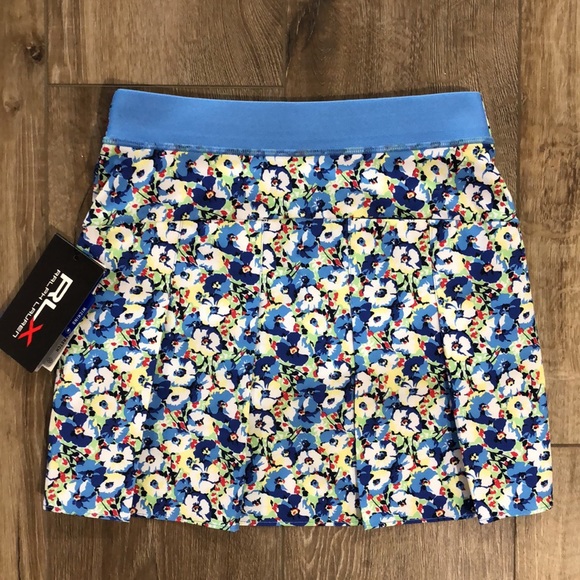 NWT! - RLX RALPH LAUREN Golf - Aim 4 Way Print Stretch Skort With Back Pleats - Picture 9 of 11